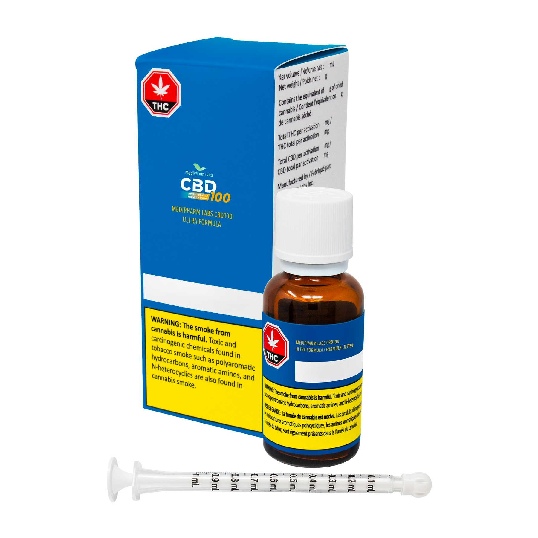 MediPharm Labs CBD 100 Ultra Formula Cannabis Oil - MyMedi.ca