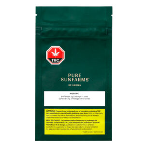 Pure Sunfarms High THC 1g Vape Cartridge