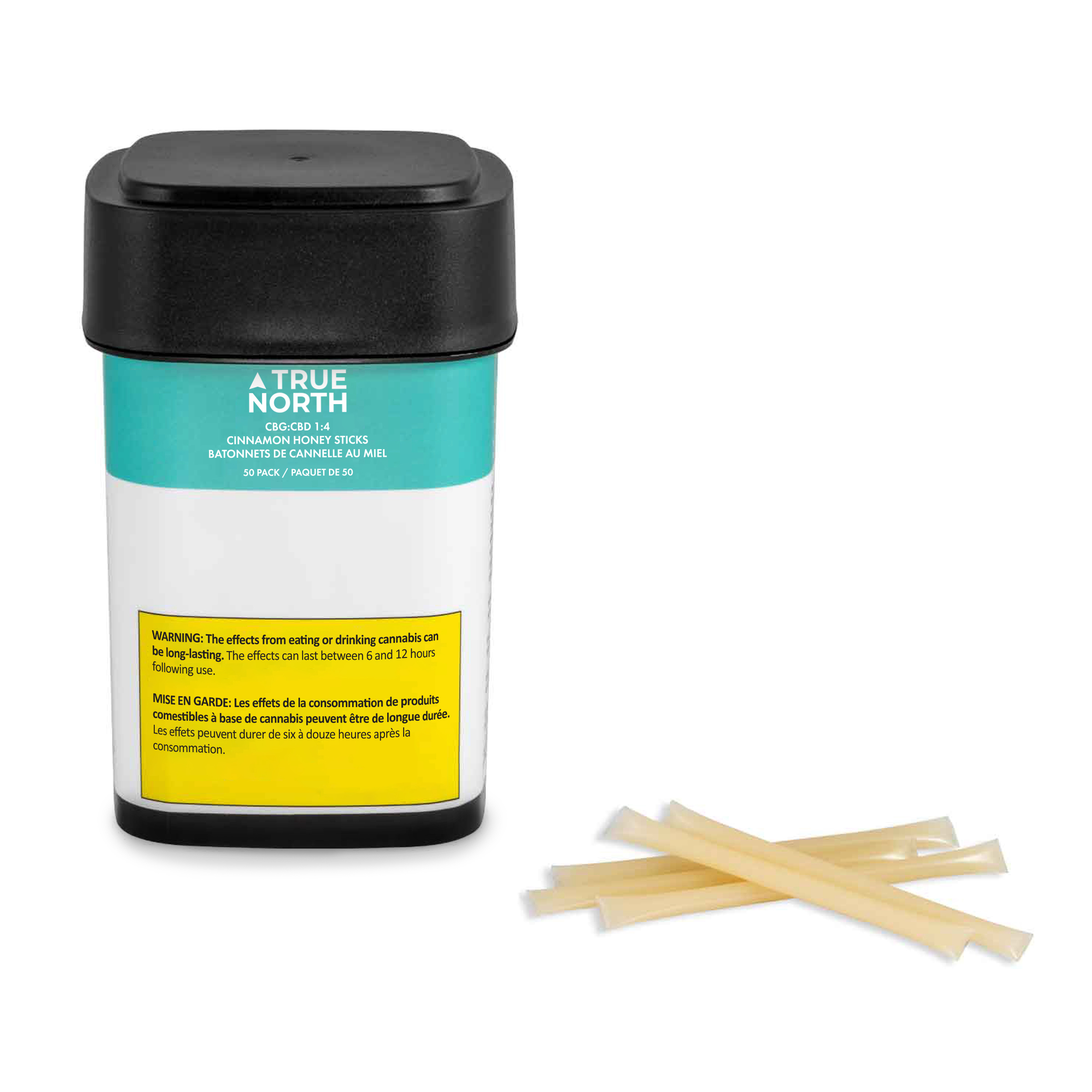 True North CBG:CBD 1:4 Cinnamon Honey Sticks - MyMedi.ca
