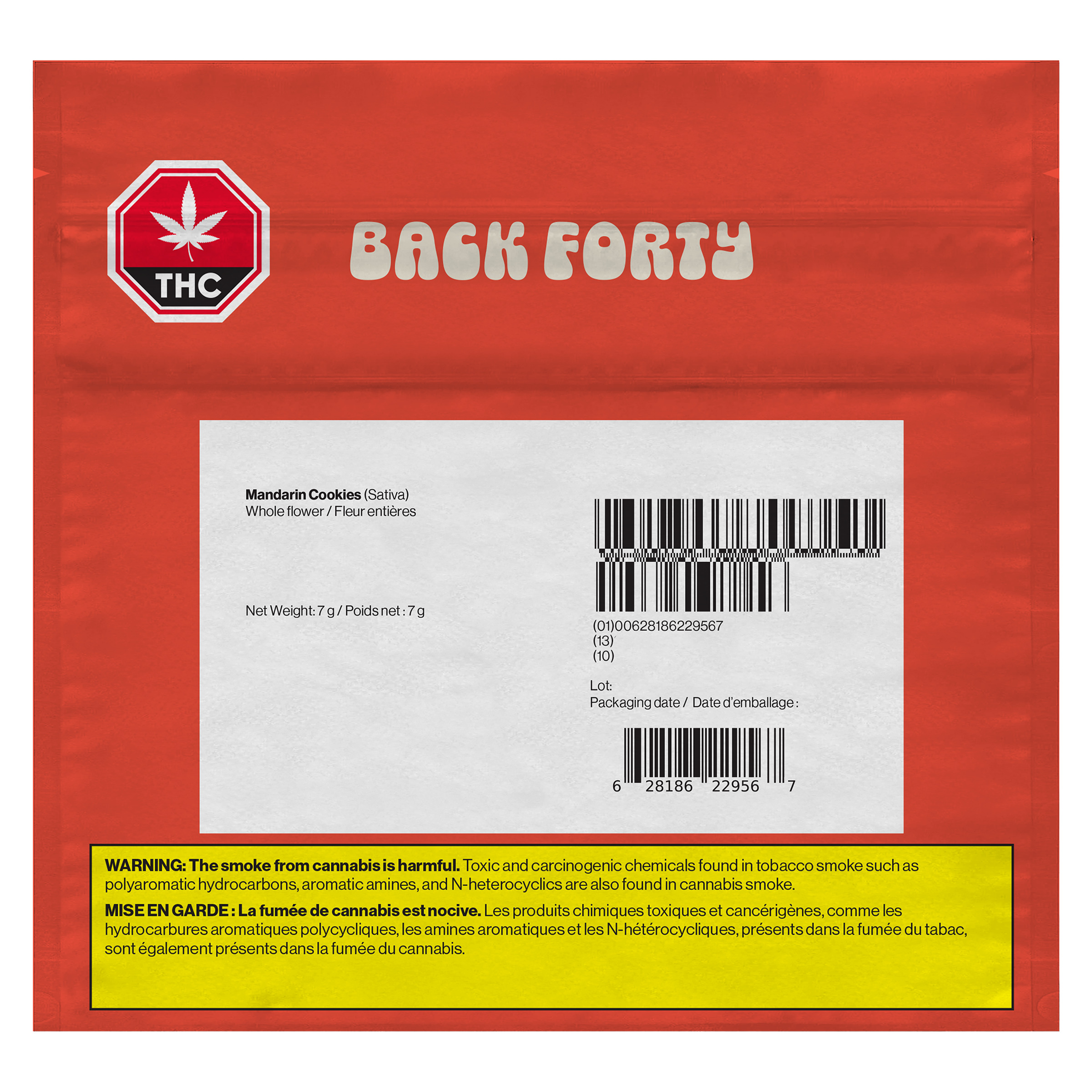 Back Forty Mandarin Cookies Cannabis Flower - MyMedi.ca