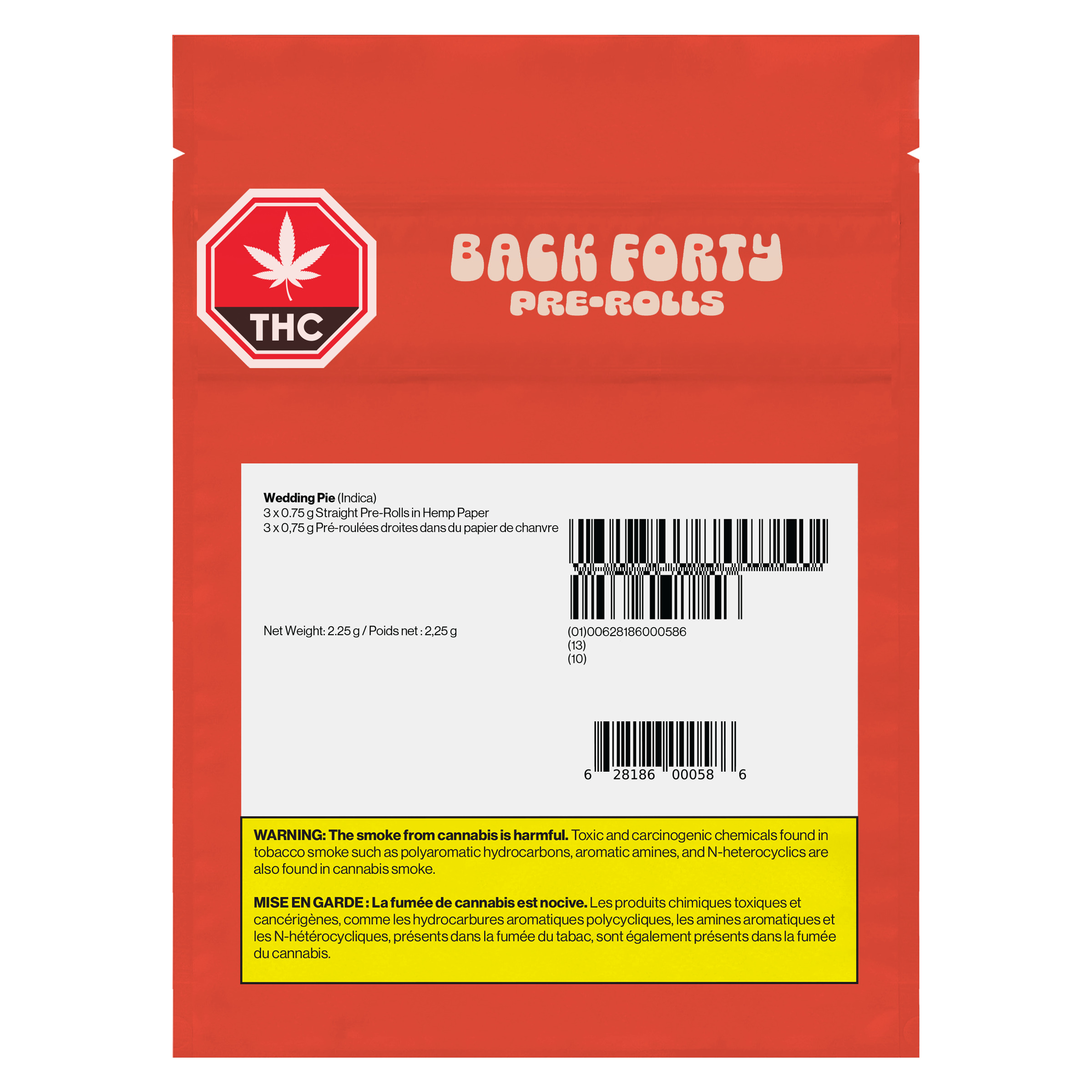 Back Forty Wedding Pie Pre-Rolls - MyMedi.ca