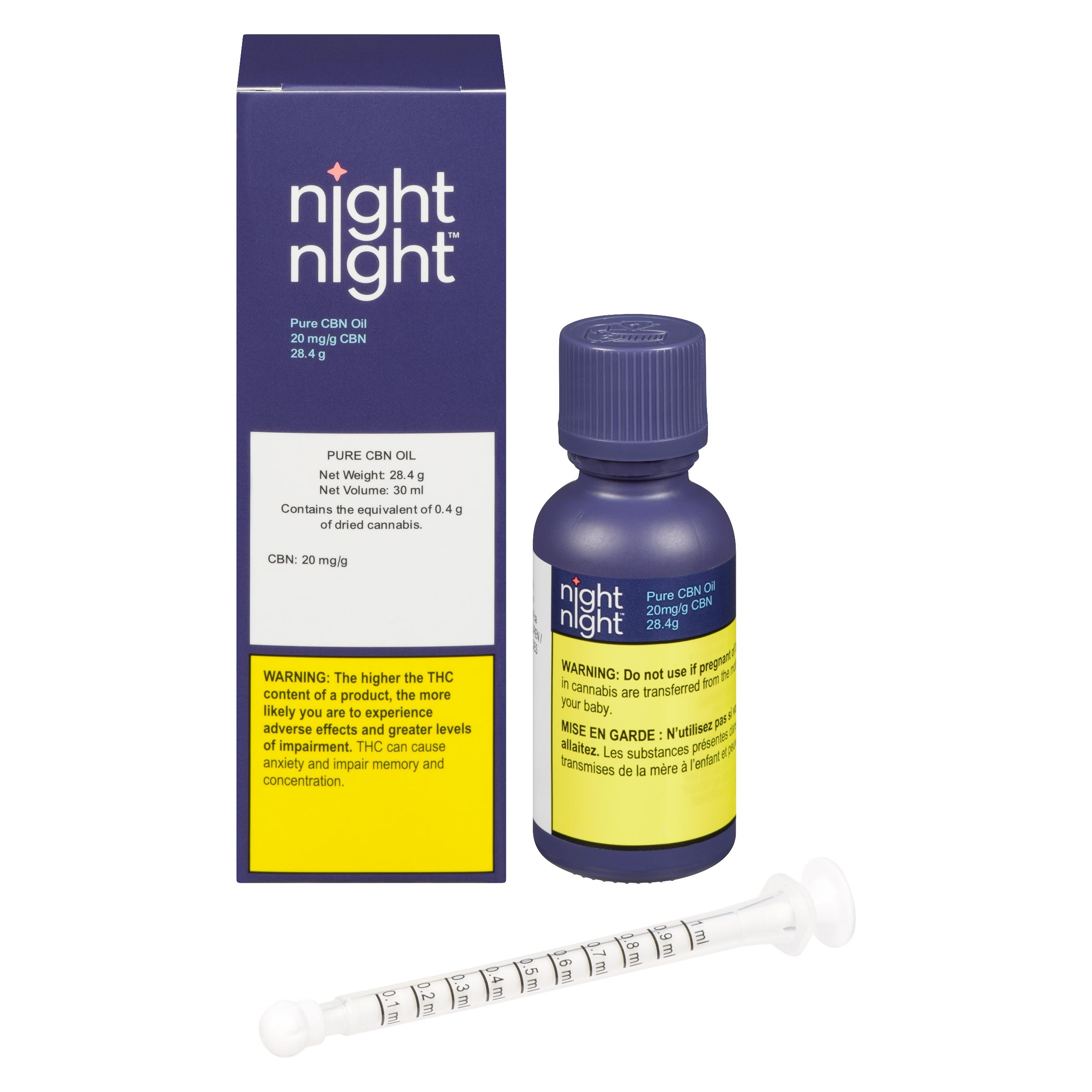 Night Night Pure CBN Cannabis Oil - MyMedi.ca