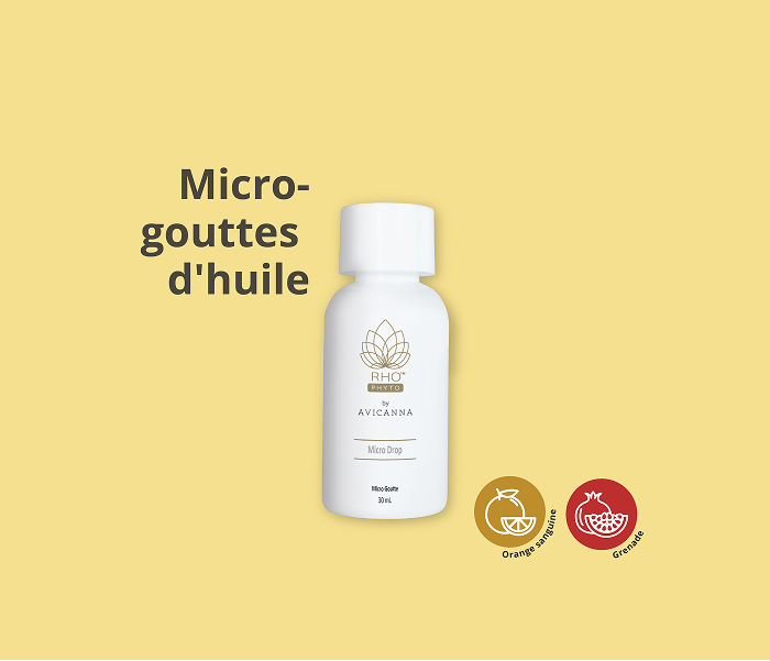 Micro-gouttes d'huile