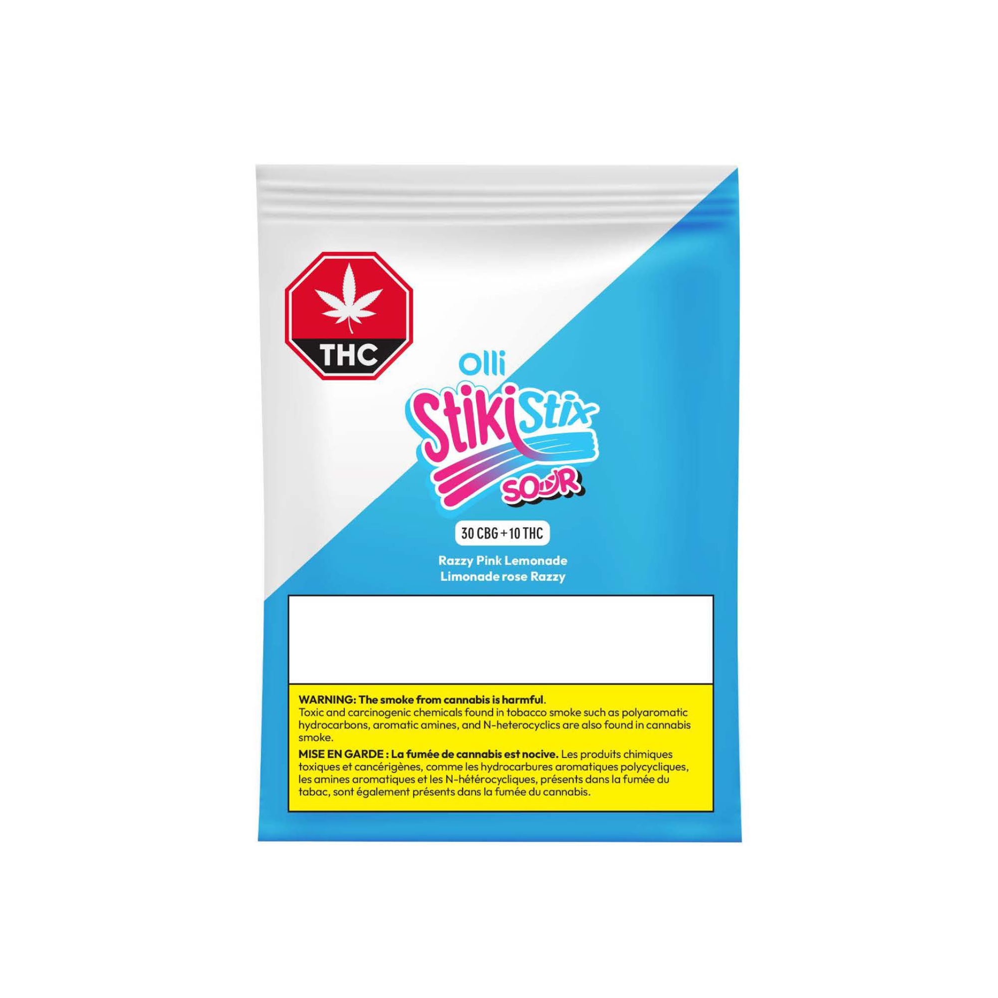 StikiStix 3:1 Razzy Pink Lemonade CBG:THC Soft Chew - MyMedi.ca
