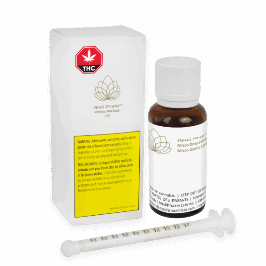 RHO Phyto Micro Drop 5:20 CBD Cannabis Oil - MyMedi.ca