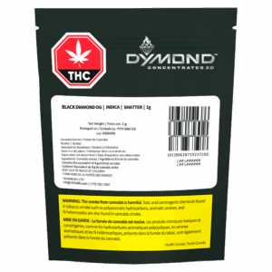 Dymond Black Diamond OG Shatter Indica