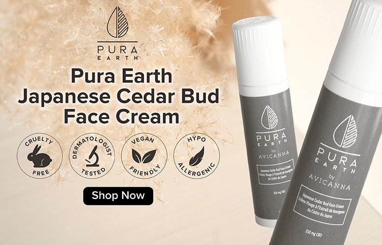 Pura Earth. Japanese Cedar Bud Face Cream.