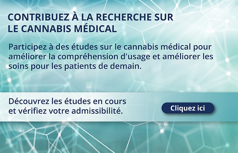 Contribuez a la recherce sur le cannabis medical.