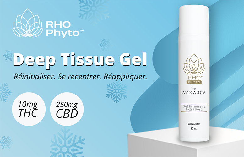 Deep Tissue Gel. Reinitialiser. Se recentrer. Reappliquer.
