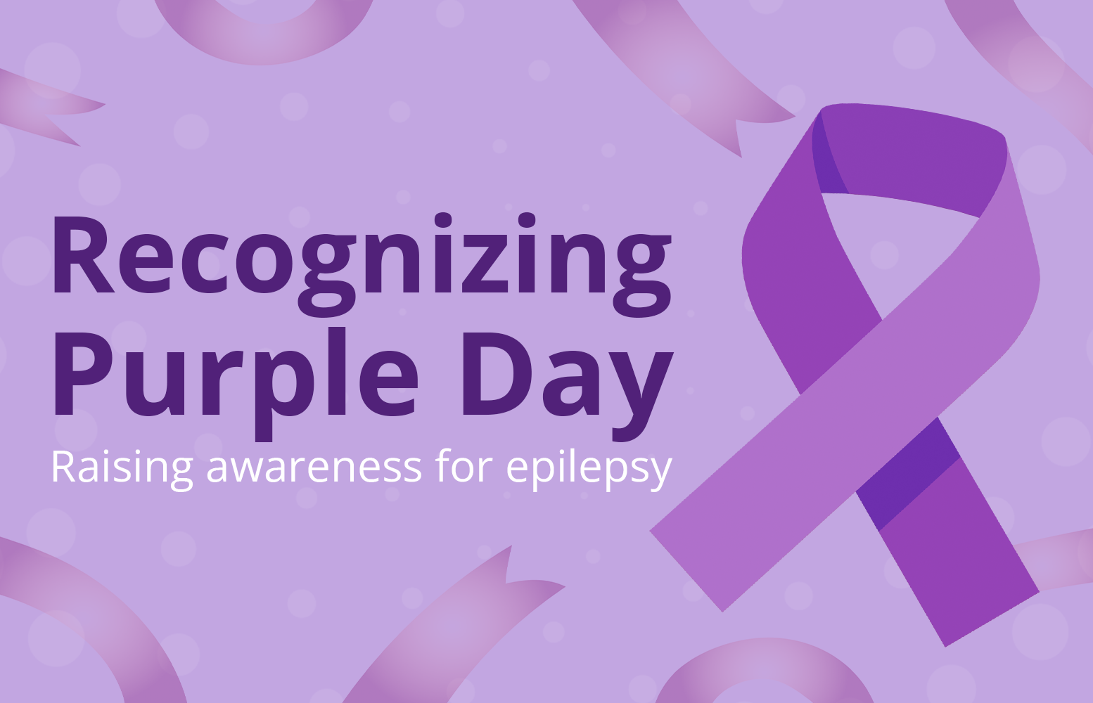 Recognizing Purple Day. Raising awareness for epilepsy.